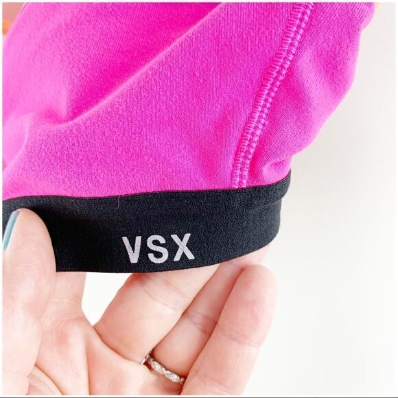 Victoria's Secret Front Zip Pink‎ and Orange Underwire Sports Bra 34B - Picture 3 of 10
